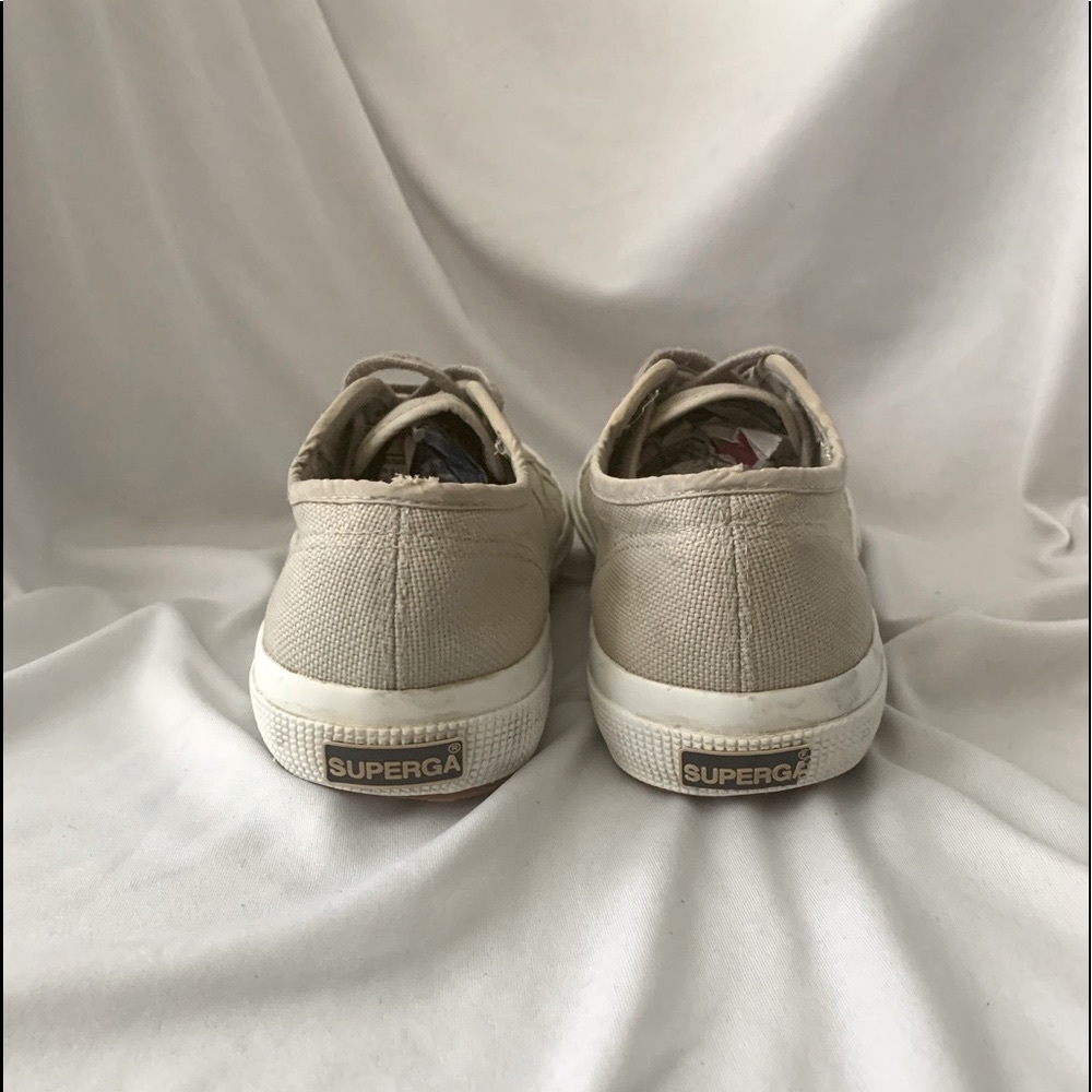 SUPERGA 2750 Cotu Classic Grey White Sand Sneakers - Picture 3 of 7